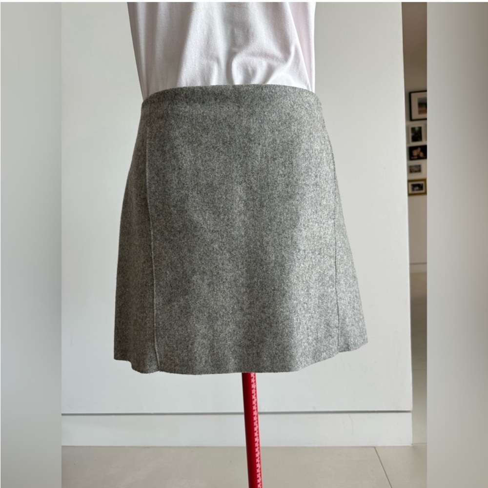 COS wool mini skirt a line